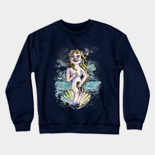 Venus Peggy Crewneck Sweatshirt by Luis Quintano